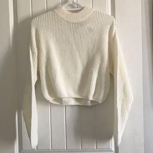 H&M Crop Mock Neck